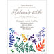 Watercolor Botanicals Invitations Image 3 of 6